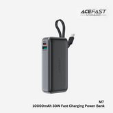ACEFAST - M7 10000mAh PD+QC Fast Charging Power Bank (30W) - Black